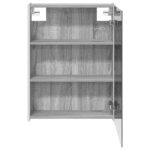 vidaXL Kúpeľňová zrkadlová skrinka Sivý Sonoma 53,5 x 15,5 x 70 cm – Obrázok 7