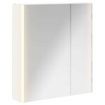 vidaXL Kúpeľňová zrkadlová skrinka Biela 63,5 x 15,5 x 70 cm – Obrázok 2