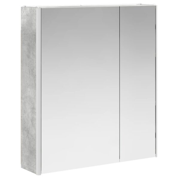 vidaXL Kúpeľňová zrkadlová skrinka Betónová šedá 63,5 x 15,5 x 70 cm – Obrázok 5