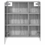 vidaXL Kúpeľňová zrkadlová skrinka Sivý Sonoma 63,5 x 15,5 x 70 cm – Obrázok 7