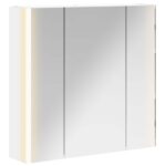 vidaXL Kúpeľňová zrkadlová skrinka Biela 63,5 x 15,5 x 60,5 cm – Obrázok 2