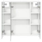 vidaXL Kúpeľňová zrkadlová skrinka Biela 63,5 x 15,5 x 60,5 cm – Obrázok 7