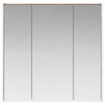 vidaXL Kúpeľňová zrkadlová skrinka Dymová dub 73.5 x 15.5 x 70 cm – Obrázok 6