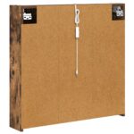 vidaXL Kúpeľňová zrkadlová skrinka Dymová dub 73.5 x 15.5 x 70 cm – Obrázok 9
