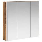 vidaXL Kúpeľňová zrkadlová skrinka Staré drevo 73.5 x 15.5 x 70 cm – Obrázok 5