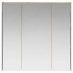 vidaXL Kúpeľňová zrkadlová skrinka Staré drevo 73.5 x 15.5 x 70 cm – Obrázok 6