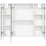 vidaXL Kúpeľňová zrkadlová skrinka Biela 83,5 x 15,5 x 70 cm – Obrázok 7