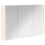 vidaXL Kúpeľňová zrkadlová skrinka Biela 103,5 x 15,5 x 70 cm – Obrázok 2