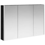 vidaXL Kúpeľňová zrkadlová skrinka Čierny dub 103,5 x 15,5 x 70 cm – Obrázok 5