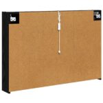 vidaXL Kúpeľňová zrkadlová skrinka Čierny dub 103,5 x 15,5 x 70 cm – Obrázok 9