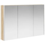 vidaXL Kúpeľňová zrkadlová skrinka Sonoma dub 103,5 x 15,5 x 70 cm – Obrázok 5