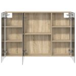 vidaXL Kúpeľňová zrkadlová skrinka Sonoma dub 103,5 x 15,5 x 70 cm – Obrázok 7