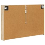 vidaXL Kúpeľňová zrkadlová skrinka Sonoma dub 103,5 x 15,5 x 70 cm – Obrázok 9