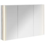 vidaXL Kúpeľňová zrkadlová skrinka Sivý Sonoma 103,5 x 15,5 x 70 cm – Obrázok 2