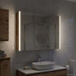 vidaXL Kúpeľňová zrkadlová skrinka Staré drevo 103,5 x 15,5 x 70 cm – Obrázok 4