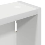 vidaXL Kúpeľňová nástenná skriňa s poličkou Biely 20 x 10 x 50 cm – Obrázok 9