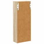 vidaXL Kúpeľňová nástenná skriňa s poličkou Sonoma dub 20 x 10 x 50 cm – Obrázok 8