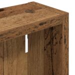 vidaXL Kúpeľňová nástenná skriňa Nástenný Staré drevo 20 x 10 x 50 cm – Obrázok 9