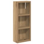 vidaXL Kúpeľňová nástenná skriňa Remeselnícky dub 20 x 10 x 50 cm – Obrázok 2