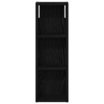vidaXL Kúpeľňová nástenná skriňa Nástenný Čierny Dub 20 x 10 x 60,5 cm – Obrázok 6