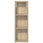 vidaXL Kúpeľňová nástenná skriňa Nástenný Sonoma dub 20 x 10 x 60,5 cm – Obrázok 6