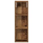 vidaXL Kúpeľňová nástenná skriňa Staré drevo 20 x 10 x 60,5 cm – Obrázok 6