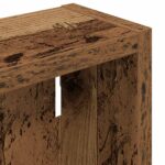 vidaXL Kúpeľňová nástenná skriňa Staré drevo 20 x 10 x 60,5 cm – Obrázok 9