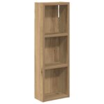 vidaXL Kúpeľňová nástenná skriňa Remeselnícky dub 20 x 10 x 60,5 cm – Obrázok 2