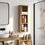 vidaXL Kúpeľňová nástenná skriňa Remeselnícky dub 20 x 10 x 60,5 cm – Obrázok 5