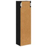 vidaXL Kúpeľňová nástenná skriňa s poličkou Čierny Dub 20 x 14 x 70 cm – Obrázok 8