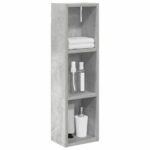 vidaXL Kúpeľňová nástenná skriňa Betónovo Sivá 20 x 14 x 70 cm – Obrázok 3