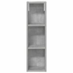 vidaXL Kúpeľňová nástenná skriňa Betónovo Sivá 20 x 14 x 70 cm – Obrázok 6