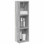 vidaXL Kúpeľňová nástenná skriňa Nástenný Sivá Sonoma 20 x 14 x 70 cm – Obrázok 3