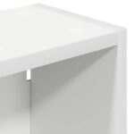 vidaXL Kúpeľňová nástenná skriňa s poličkou Biely 20 x 16 x 62,5 cm – Obrázok 9