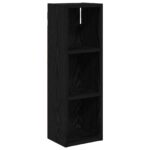 vidaXL Kúpeľňová nástenná skriňa Nástenný Čierny Dub 20 x 16 x 62,5 cm – Obrázok 2