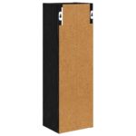 vidaXL Kúpeľňová nástenná skriňa Nástenný Čierny Dub 20 x 16 x 62,5 cm – Obrázok 8