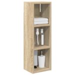 vidaXL Kúpeľňová nástenná skriňa Nástenný Sonoma dub 20 x 16 x 62,5 cm – Obrázok 3