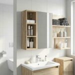 vidaXL Kúpeľňová nástenná skriňa Nástenný Sonoma dub 20 x 16 x 62,5 cm – Obrázok 5