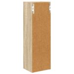 vidaXL Kúpeľňová nástenná skriňa Nástenný Sonoma dub 20 x 16 x 62,5 cm – Obrázok 8