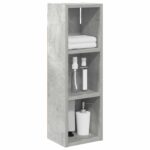 vidaXL Kúpeľňová nástenná skriňa Betónovo Sivá 20 x 16 x 62,5 cm – Obrázok 3