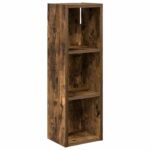 vidaXL Kúpeľňová nástenná skriňa Nástenný Údený Dub 20 x 16 x 62,5 cm – Obrázok 2