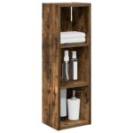 vidaXL Kúpeľňová nástenná skriňa Nástenný Údený Dub 20 x 16 x 62,5 cm – Obrázok 3
