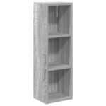 vidaXL Kúpeľňová nástenná skriňa Sivá Sonoma 20 x 16 x 62,5 cm – Obrázok 2