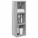 vidaXL Kúpeľňová nástenná skriňa Sivá Sonoma 20 x 16 x 62,5 cm – Obrázok 3