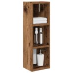 vidaXL Kúpeľňová nástenná skriňa Staré drevo 20 x 16 x 62,5 cm – Obrázok 3