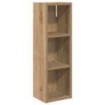 vidaXL Kúpeľňová nástenná skriňa Remeselnícky dub 20 x 16 x 62,5 cm – Obrázok 2