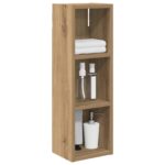 vidaXL Kúpeľňová nástenná skriňa Remeselnícky dub 20 x 16 x 62,5 cm – Obrázok 3