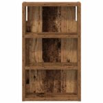 vidaXL Kúpeľňová nástenná skriňa Nástenný Staré drevo 30 x 10 x 50 cm – Obrázok 6