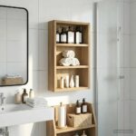 vidaXL Kúpeľňová nástenná skriňa Remeselnícky dub 30 x 10 x 50 cm – Obrázok 4
