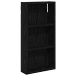 vidaXL Kúpeľňová nástenná skriňa Nástenný Čierny Dub 30 x 10 x 60,5 cm – Obrázok 2